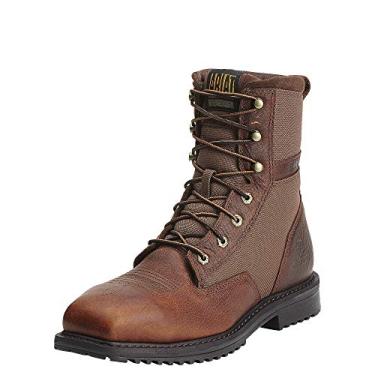Imagem de Bota de trabalho masculina Rigtek da Ariat com bico quadrado de 20 cm de largura, Marrom, 7.5 Wide