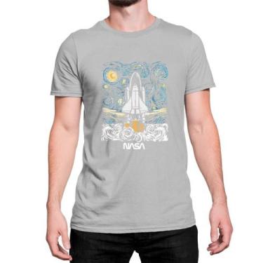 Imagem de Camiseta Basica Algodão T-Shirt Foguete Da Nasa Jato Espaço - Mecca