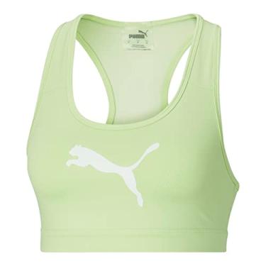 Imagem de PUMA Sutiã feminino Mid Impact 4keeps, Borboleta - puma branco, XG