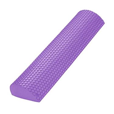Imagem de Harilla de espuma EVA portátil Premium Fascia Flexibilidade Travesseiro de Espuma para Dor nas Massagem Muscular Blocos de Yoga para, Roxo 30cm