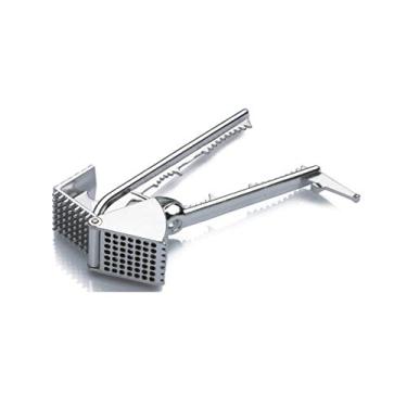 Imagem de Tredoni Espremedor de alho grande, triturador, descaroçador de azeitona e amaciante de carne, raspador de peixe e quebra-nozes - fundição de alumínio italiano