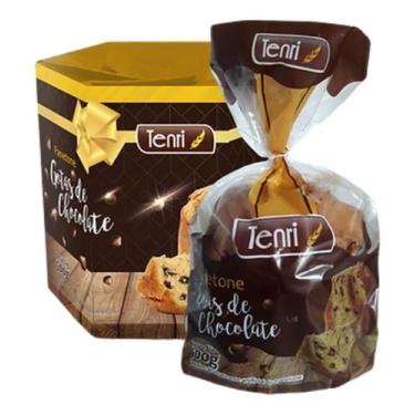 Imagem de Chocottone Panettone Com Chocolate Premium Caixinha Natal - Tenri