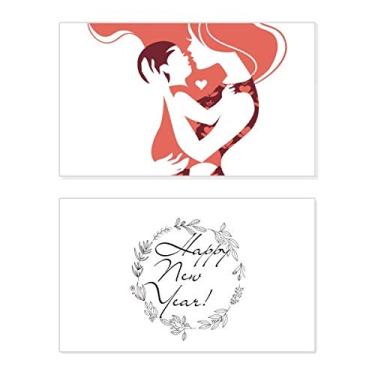 Imagem de Mãe Filho Família Carinho Padrão Ano Novo Cartão de felicitações Mensagem Presente