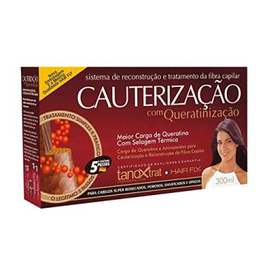 Imagem de Kit cauterização reconstrução de queratina hair fly 300ml