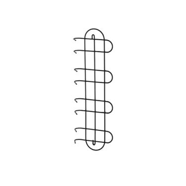 Imagem de Porta Vassouras Arthi | Versátil e Discreto | Otimização de Espaço | Harmonia na Organização | Indispensável no Cotidiano | Durabilidade em Aço | Preto | Praticidade Residencial | Utilidade Doméstica
