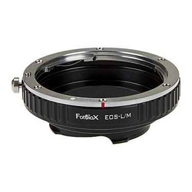 Imagem de Adaptador de montagem de lente Fotodiox com codificação M Leica de 6 bits - Lente D/SLR Canon EOS (EF/EF-S) para corpo de câmera telêmetro de montagem Leica M