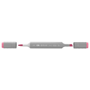 Imagem de Marcador Graf Duo Brush Rose Red, CIS, Caixa c/6 unidades