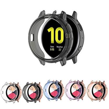 Imagem de Capa Bumper Case para Samsung Galaxy Watch Active 2 44mm SM-R820 e SM-R825 - Marca Ltimports (Preto)