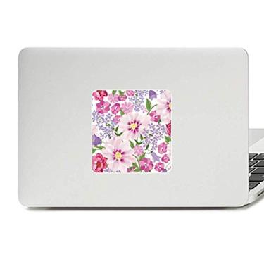 Imagem de Adesivo de vinil para laptop com desenho de flores e mar, decoração de PC