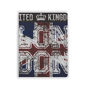 Imagem de Diário de capa macia para caderno de notas da bandeira da União Jack de Londres, Reino Unido, Inglaterra, Diário