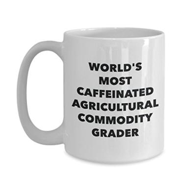 Imagem de Caneca do World's Most Caffeinated Agricultural Commodity Grader – Chá divertido de cacau quente – Ideia de presente de aniversário de Natal