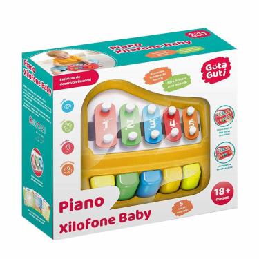 Imagem de Piano Xilofone Baby Musical - Guta Guti - DM Toys