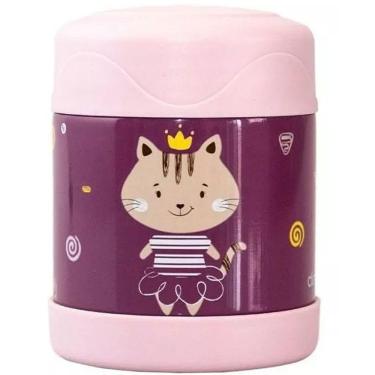 Imagem de Pote Termico Infantil Bebe AÇO INOX Dupla Camada 330 ML