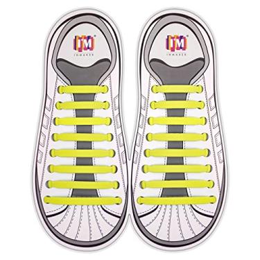 Imagem de No Tie Shoelaces for Kids and Adults, Elastic Shoe Laces for Sneakers, Silicone Tieless Laces