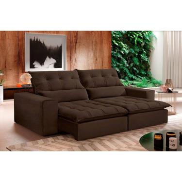 Imagem de Sofá Retrátil e Reclinável Orion 1,80m 02 Lugares Mola Ensacada TXR