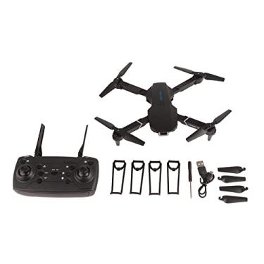 Imagem de Drone Dobrável Oumefar de 4 Eixos, Drone RC 4k Kit de Drone Dobrável Drone Leve Com Câmera Lâmina de Vento Sobressalente Fácil de Voar para Iniciantes Crianças Adultos Preto
