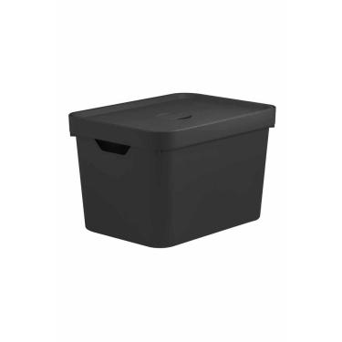 Imagem de Caixa Organizadora Cube 18 Litros Com Tampa 36 x 27 x 24,5cm