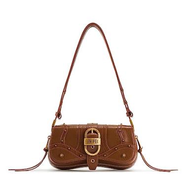 Imagem de Bolsa de ombro JW PEI Joy feminina, Marrom-A, Small