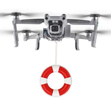Imagem de BRDRC AIR 2S Payload Airdrop System,Transport Release with Landing Gear Wedding Ring Thrower Fishing Bait Clip Delivery Advertising Rescue Kit for DJI Mavic AIR 2 2S Accessories(Not AIR 3 2023)