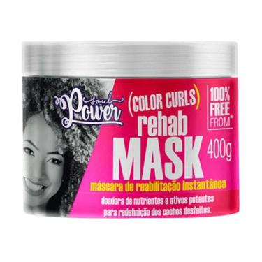 Imagem de Mascara Rehab Soul Power Color Curls Reabilitação Para Cabelos Colorid