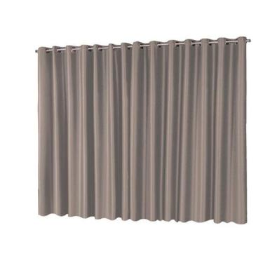 Imagem de Cortina Tecido Blackout Toque De Seda 3,00M X 2,60M - Avelã