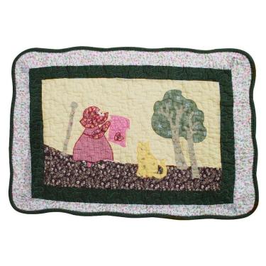 Imagem de Tapete Patchwork Camponesa 100% Algodão 61x42cm