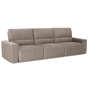 Imagem de Sofá 4 Lugares Reclinável e Retrátil Herval Reclin Mh 4100, Cinza Animale