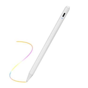 Imagem de Stylus Pencil para iPad 8ª/9ª/10ª geração, 10,2 polegadas, caneta Stylus Palm Rejection compatível com Apple Pencil 2ª geração para iPad 8ª/9ª/10ª geração, 10,2 polegadas, branca