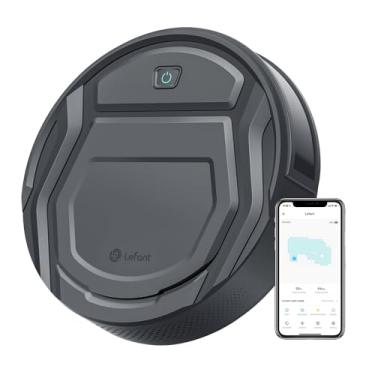 Imagem de Lefant Aspirador de pó robô M210 Pro, sem emaranhamento, 2200Pa de sucção, fino, silencioso, autocarregável, Wi-Fi/aplicativo, aspirador robótico conectado, funciona com Alexa, ideal para pelos de