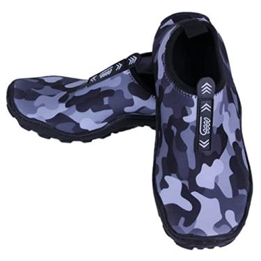 Imagem de Sapatilha Aquatica Tenis Hibrido Neoprene Pesca Esporte Aquatico (39, preto/branco)