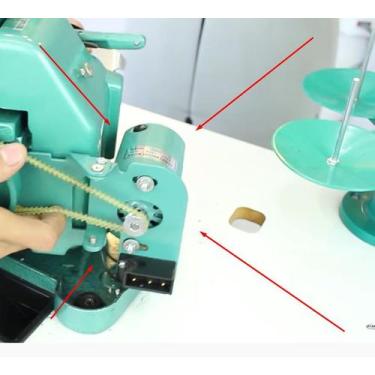 Imagem de Motor Maquina Overlock Sequinha Gn1 Verdinha Chinezinha Semi - Yamata,