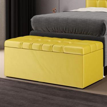 Imagem de Calçadeira Alpha 90 / N-035 Veludo Amarelo - ARADECOR, Amarelo, SOLTEI