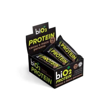 Imagem de Barra de Proteína Vegana Cacau e Pasta de Amendoim biO2 Cx 12 un