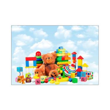 Imagem de Fundo Fotográfico 2,20 X 1,50 - Céu Brinquedos Infantil 001 - Via Core