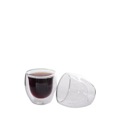 Imagem de Caneca Vidro Duplo Doble 120 Ml 2Pcs - Wt - Le Casa