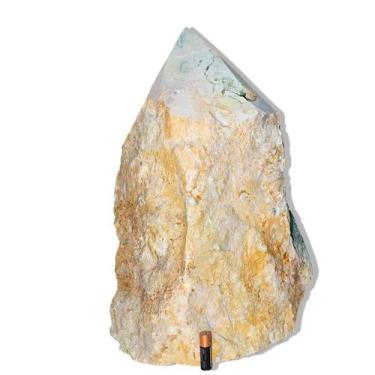 Imagem de 01 Jadeita Pé e Bico Serrado Natural 17Kg 42cm Tipo B - CristaisdeCurv