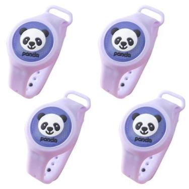 Imagem de kit 4 Pulseira Repelente Infantil Anti Mosquitos Dengue Pernilongo pis