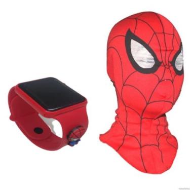 Imagem de Máscara e Relógio Infantil do Homem-Aranha! - SMACTUDO