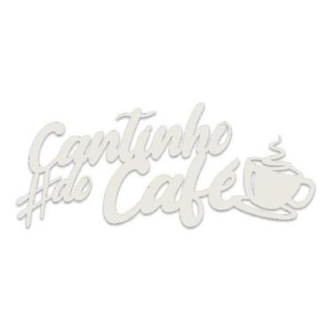 Imagem de Cantinho Do Café Placa Frase Decoração Parede Quadro Branco - Indústri