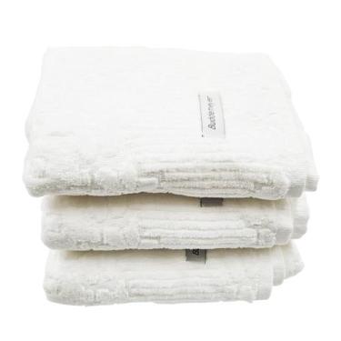 Imagem de Jogo Kit Toalhas 3 Peças Lollipop Rosto Buddemeyer Branca