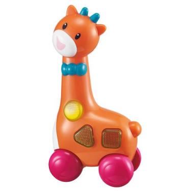 Imagem de Brinquedo Educativo Bebê Girafa com Luzes e Sons - Auby - Bang Toys