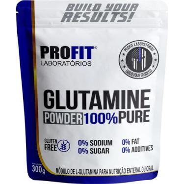 Imagem de Glutamina 100% Pura Powder 300g Refil - Profit Labs