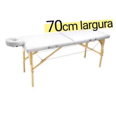 Imagem de Maca Legno Largura 70cm Portátil, Reforçada, Capacidade 300Kg - Altura
