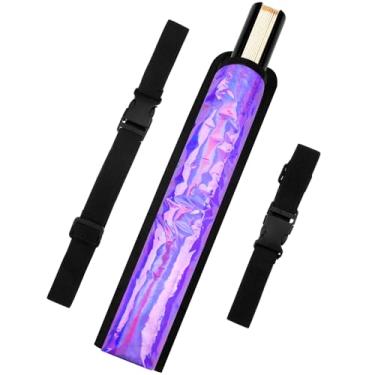 Imagem de Cosblank Coldre de coxa para fã de rave de verão bolsa de mão dobrável com cinto de cintura para festa na coxa (estilo ridescente)