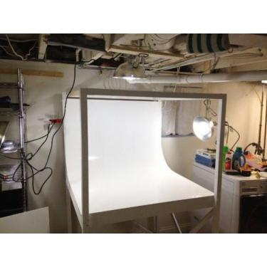 Imagem de Chapa Fundo Fotográfico 1,20m X 60cm X 0,50mm Branco - FFA