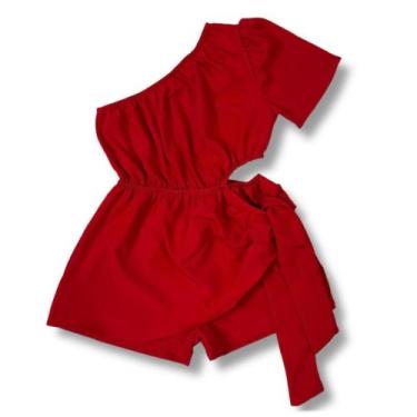 Imagem de Macacão Vestido Infantil Roupa Fim De Ano Natal Moda Festas - AK FASHI