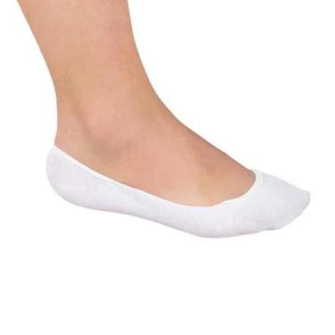 Imagem de Meia lupo sapatilha ref:3287 feminino, Branco, 41/4