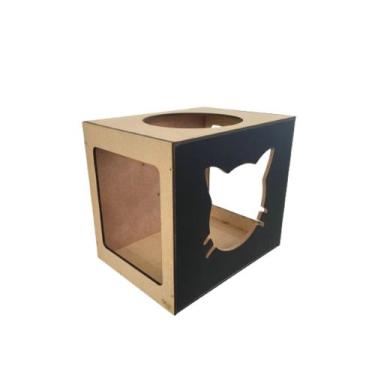 Imagem de Nicho / Toca De Parede Frente Gato - DGP STORE, Preto