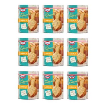Imagem de Kit c/ 09un Bolo Tradicional de Laranja 400g - Dr. Oetker