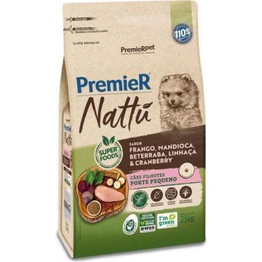 Imagem de Nattu Cães Filhotes Porte Pequeno Sabor Mandioca 2,5kg Ração - Premier